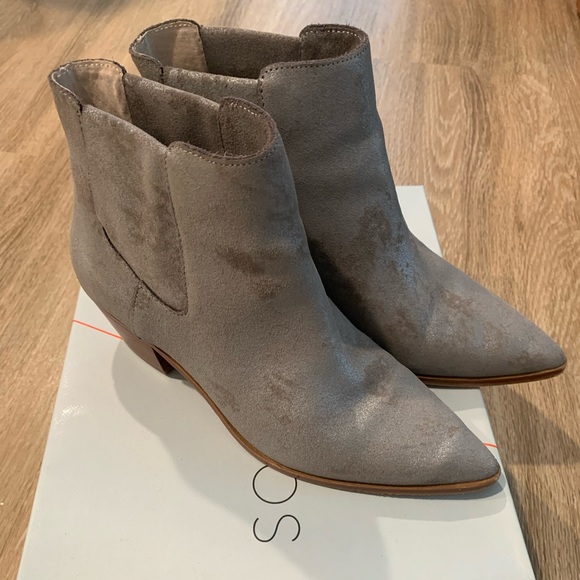 Sole Society Lilianna Light Grey shimmer leather - Picture 2 of 4